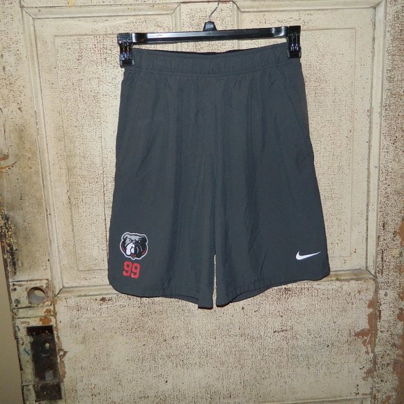 Nike Dri Fit Georgia Bulldogs Baseball Shorts Size Small (READ) (H-5) - Picture 1 of 5